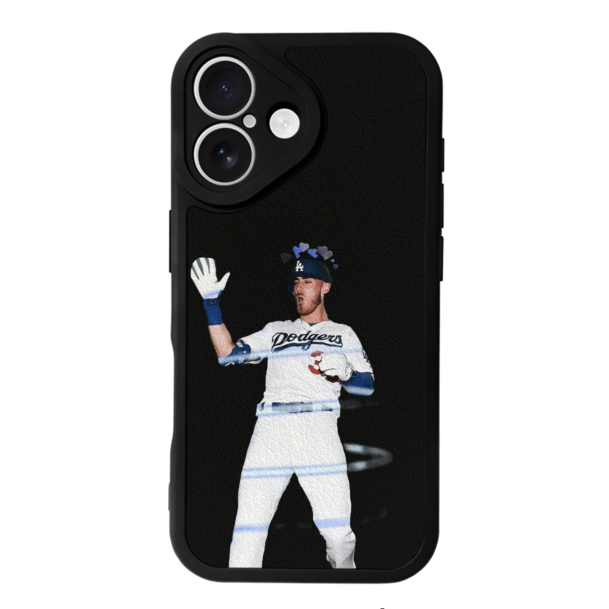 Cody Bellinger 1 IPhone 16 Silicone Leather Case – UV Print, Lambskin Texture – Perfect Fit, Wireless Charging Compatible, Scratch Resistant, Precise Cutouts – Stylish Protection For IPhone 16